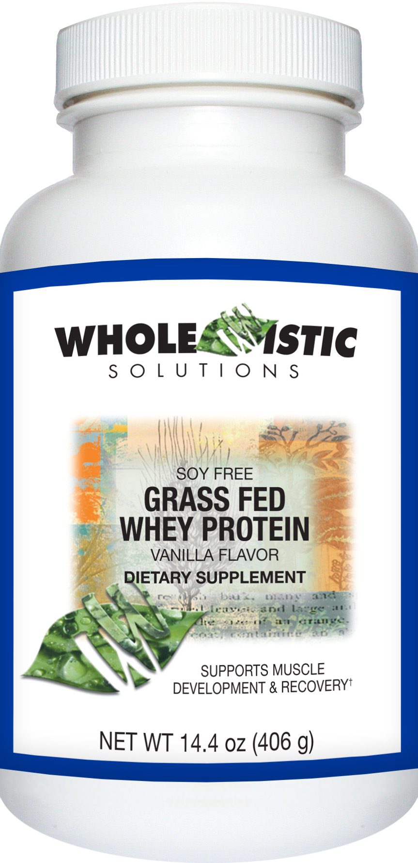 Whey Protein – Vanilla Grass-Fed (14.4 oz)